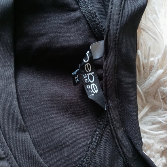 BEBE NWT sport black and rose gold 2x - Picture 3 of 9